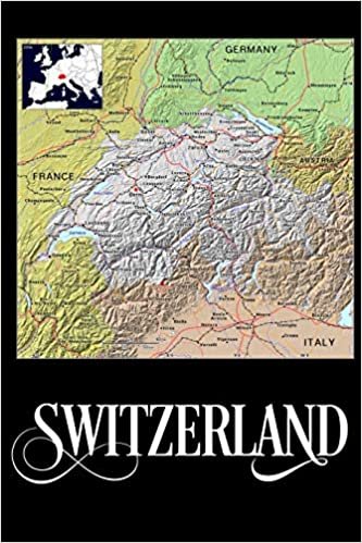 Switzerland: Map Notebook