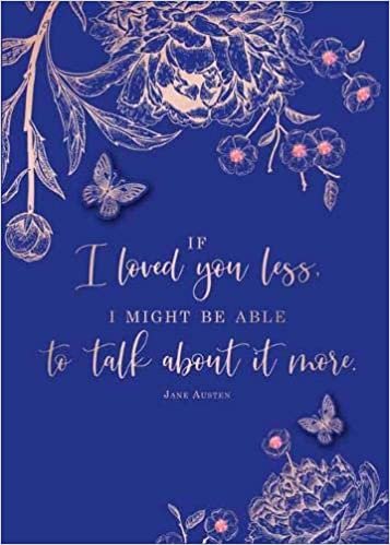 Jane Austen If I Loved You Less Embellished Card (Jane Austen Card) indir