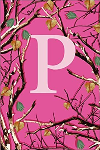 indir P: Letter P Monogram Initials Girls Womens Pink Camo Camouflage Notebook &amp; Journal