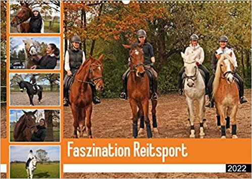 ダウンロード  Faszination Reitsport (Wandkalender 2022 DIN A2 quer): Reittag mit 6 Pferden und 5 Reiterinnen in Bayern (Monatskalender, 14 Seiten ) 本