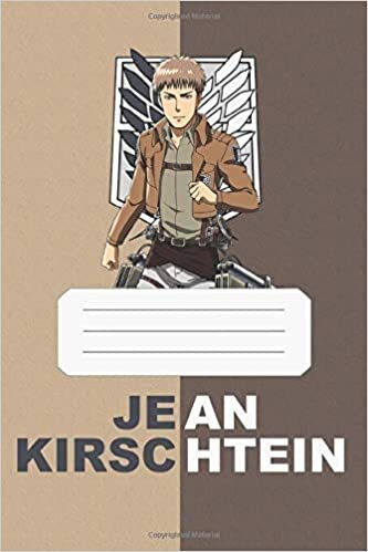 Jean Kirschtein: Attack On Titan, Jean, 112 Lined Pages, 6 x 9 in, Anime Notebook Diamond