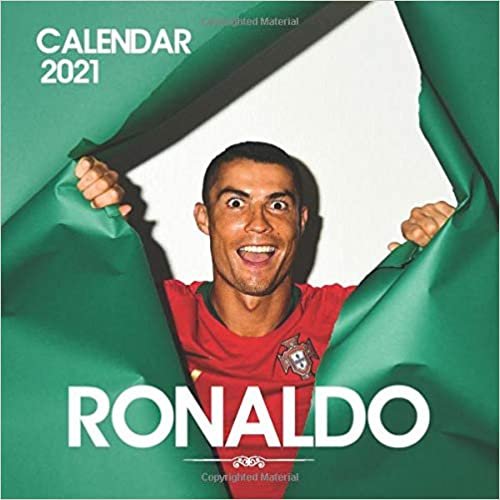 ダウンロード  Ronaldo: 2021 Wall Calendar - 8.5"x8.5", 12 Months 本