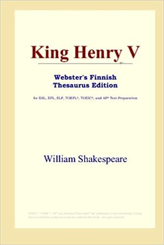 indir King Henry V (Webster&#39;s Finnish Thesaurus Edition)