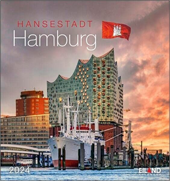 Hansestadt Hamburg Postkartenkalender 2024 ダウンロード