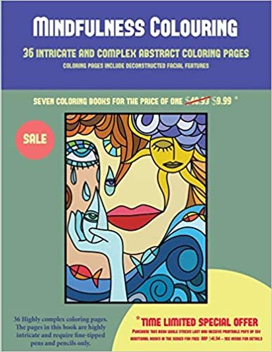 Mindfulness Colouring (36 intricate and complex abstract coloring pages): 36 intricate and complex abstract coloring pages: This book has 36 abstract ... over: This book can be photocopied, p indir
