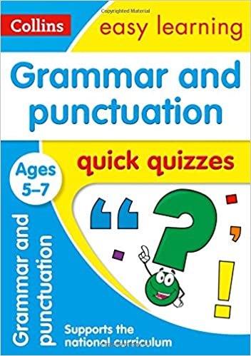 grammar & punctuation سريع quizzes: الأعمار 5 – 7 (Collins بسهولة التعلم ks1)