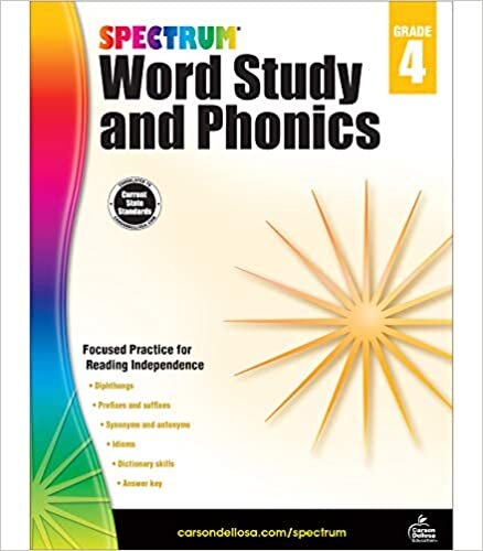 ダウンロード  Spectrum Word Study and Phonics, Grade 4 本