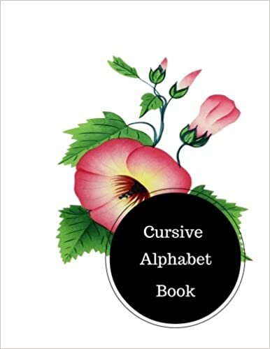 indir Cursive Alphabet Book: English Cursive Handwriting Worksheets. Large 8.5 in by 11 in Notebook Journal . A B C in Uppercase &amp; Lower Case. Dotted, With Arrows And Plain