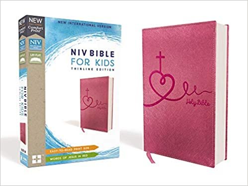 Holy Bible: New International Version, Pink, Leathersoft, Thinline Edition, For Kids