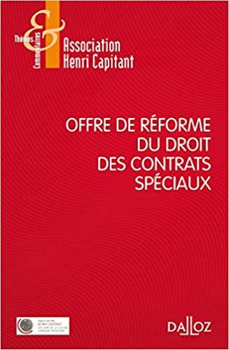 indir La réforme du droit des contrats spéciaux - 1re ed. (Thèmes et commentaires)