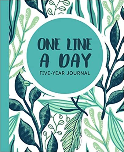 indir One Line a Day Journal (Large Edition): A Five-Year Memory Book Journal for Daily Reflection and Mindfulness | 7.5 x 9.25 in Dated Diary Notebook | Perfect as a Gift