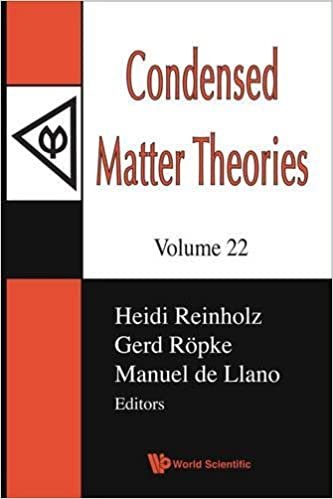 تحميل Condensed Matter Theories, Volume 22 - Proceedings Of The International Workshop