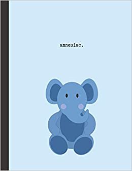 amnesiac.: Funny Animal Notebook For School, Work Or Home: 8.5 x 11 Inches: College Ruled: 100 Pages
