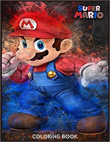 Super Mario Coloring Book: 50+ Illustrations Mario Brothers Coloring Books for Kids