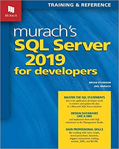 ダウンロード  Murach's SQL Server 2019 for Developers 本