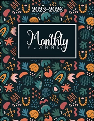2023-2026 Monthly Planner: Planner 2023-2026 Daily Weekly and Monthly and habit Tracker, January 2023 to December 2026 (48 Months) Calendar 4 Year Planner 2023-2026, Full Holiday, Birthday, Contacts & More