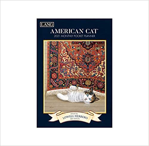 American Cat 2021 Monthly Pocket Planner