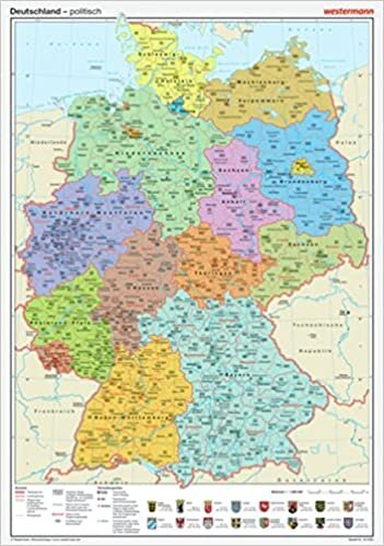 ダウンロード  Posterkarten Geographie: Deutschland: politisch 本