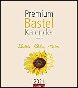 Premium Bastelkalender Champagner 2021 24 x 21,5 cm: Basteln - Kleben - Malen indir