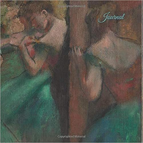 indir Journal: Original artwork of Edgar Degas Blank lined journal. Ballet dancers