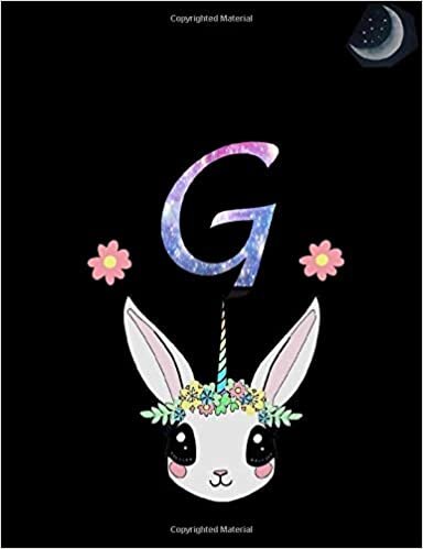 indir Unicorn Notebook Monogram Series “G”: Notebook in 7.44&quot; x 9.69&quot; for note taking, journaling and essays (Unicorn Monogram Series)