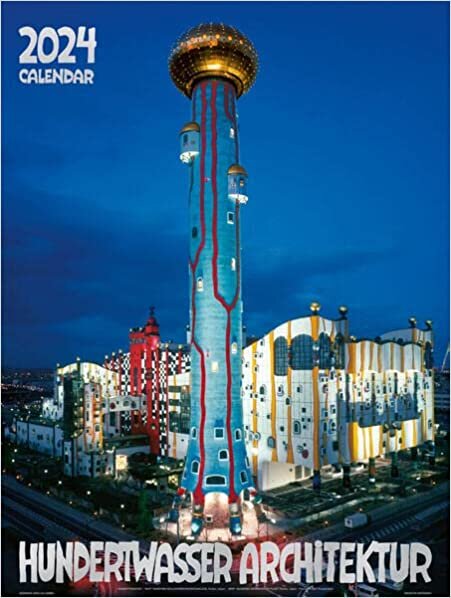 Grosser Hundertwasser Architektur Kalender 2024
