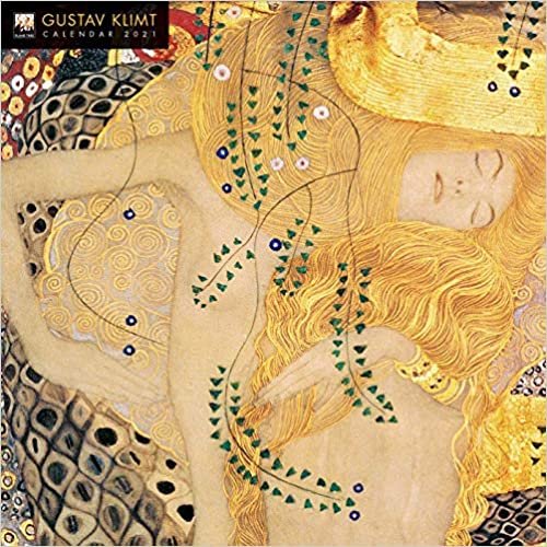 Gustav Klimt 2021: Original Flame Tree Publishing-Kalender [Kalender] (Wall-Kalender) indir