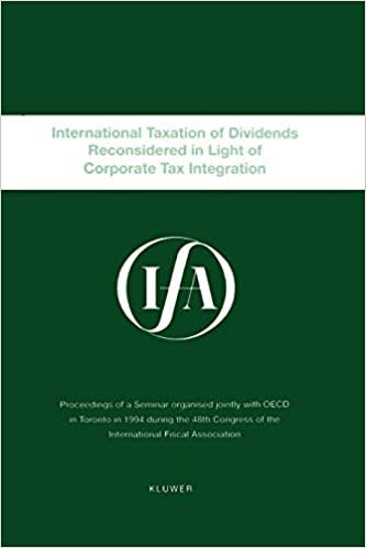 اقرأ 19 A: ifa: International taxation من dividends reconsidered (ifa مجموعة الكونجرس من سلسلة) الكتاب الاليكتروني 