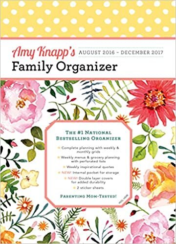 Amy Knapp Family Organizer 17-Month Calendar: August 2016-December 2017