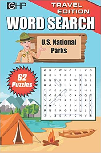 indir Travel Edition Word Search U.S. National Parks Puzzles: Word Find Puzzles For Seniors, Adults, s And Children