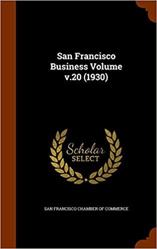 San Francisco Business Volume v.20 (1930) indir