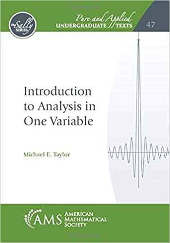 indir Introduction to Analysis in One Variable (Pure and Applied Undergraduate Texts, Band 47)