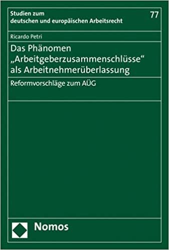 اقرأ Das Phanomen 'arbeitgeberzusammenschlusse' ALS Arbeitnehmeruberlassung: Reformvorschlage Zum Aug الكتاب الاليكتروني 