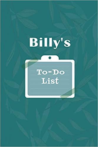 indir Billy&#39;s To˗Do list: Checklist Notebook | Daily Planner Undated Time Management Notebook