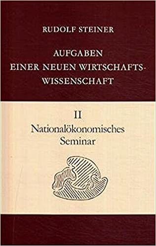 Steiner, R: Nationalökonomisches Seminar indir