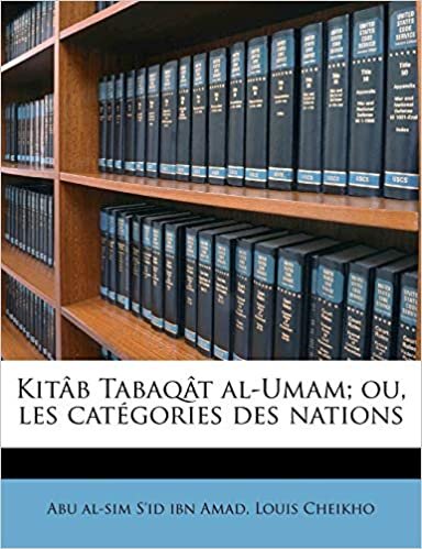 تحميل Kitb Tabaqt Al-Umam; Ou, Les Catgories Des Nations