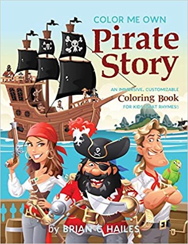 indir Color Me Own Pirate Story: An Immersive, Customizable Coloring Book for Kids (That Rhymes!) (Color My Own): 15