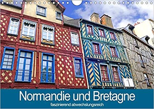 indir Normandie und Bretagne-faszinierend abwechslungsreich (Wandkalender 2021 DIN A4 quer): Abwechslungsreichtum der Normandie und Bretagne in Szene gesetzt. (Monatskalender, 14 Seiten )