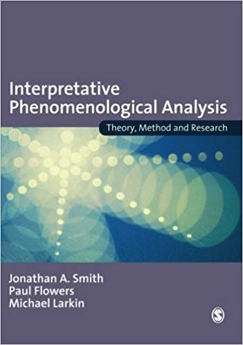 اقرأ Interpretative Phenomenological Analysis: Theory, Method and Research الكتاب الاليكتروني 