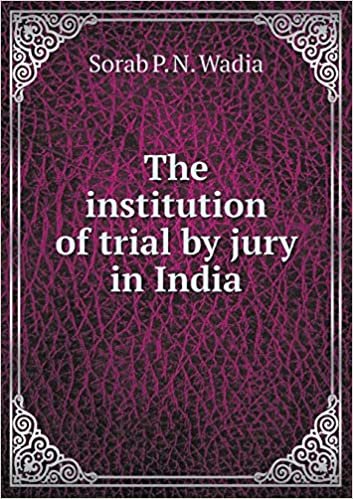 indir The Institution of Trial by Jury in India