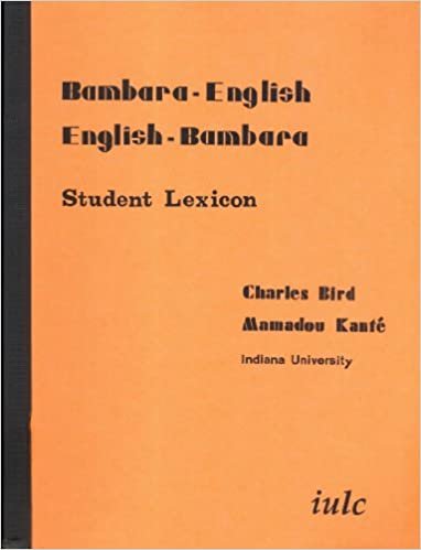 تحميل Bambara-English &amp; English-Bambara Student Lexicon