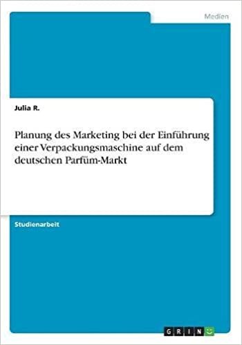 Planung des Marketing bei der Einführung einer Verpackungsmaschine auf dem deutschen Parfüm-Markt