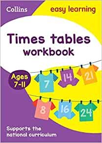 Times Tables Workbook Ages 7-11: Ideal for Home Learning (Collins Easy Learning KS2)