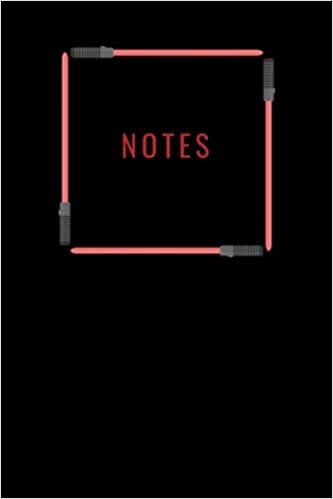 Notes: notebook for journaling lightsaber red, black 6x9 book 100 pages: Journal sheets indir