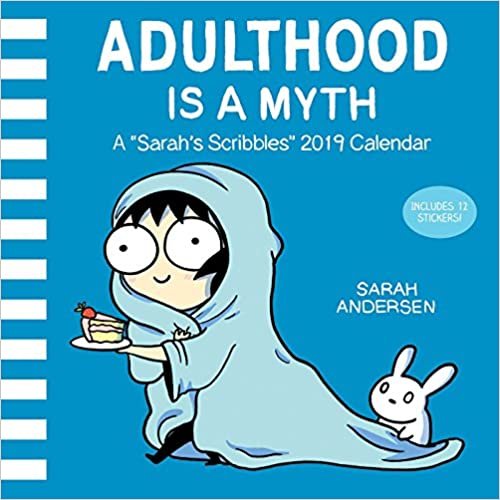 ダウンロード  Sarah's Scribbles 2019 Wall Calendar: Adulthood is a Myth 本