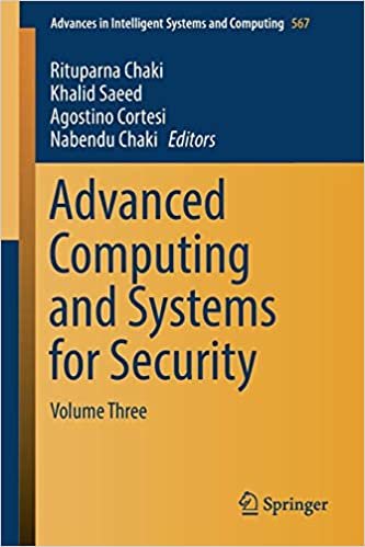 تحميل Advanced Computing and Systems for Security: Volume Three