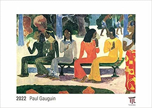 ダウンロード  Paul Gauguin 2022 - White Edition - Timokrates Kalender, Wandkalender, Bildkalender - DIN A3 (42 x 30 cm) 本