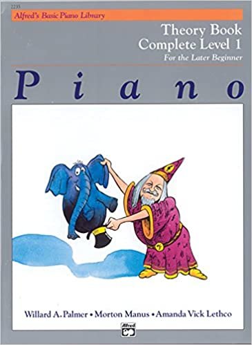 Alfred's Basic Piano Library Piano Course, Theory Book Complete Level 1: For the Later Beginner
