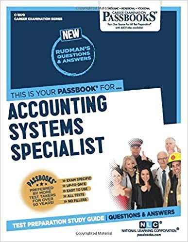 اقرأ Accounting Systems Specialist الكتاب الاليكتروني 