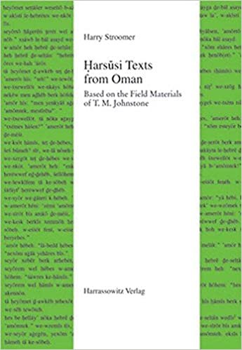 تحميل Harsusi Texts from Oman: Based on the Field Materials of T. M. Johnstone